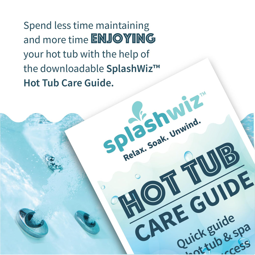 ProTeam Spa Di-Chlor - Hot Tub Chlorine for Hot Tubs and Spa Sanitizer for Hot Tub with SplashWiz Hot Tub Chemicals Care Guide - Made in USA (1 lb)