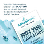 ProTeam Spa Di-Chlor - Hot Tub Chlorine for Hot Tubs and Spa Sanitizer for Hot Tub with SplashWiz Hot Tub Chemicals Care Guide - Made in USA (1 lb)