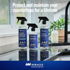 Miracle Sealants Daily Cleaner for Granite, Quartz, Marble, Quartzite, Countertops pH Neutral, 24 oz, 6 Pack
