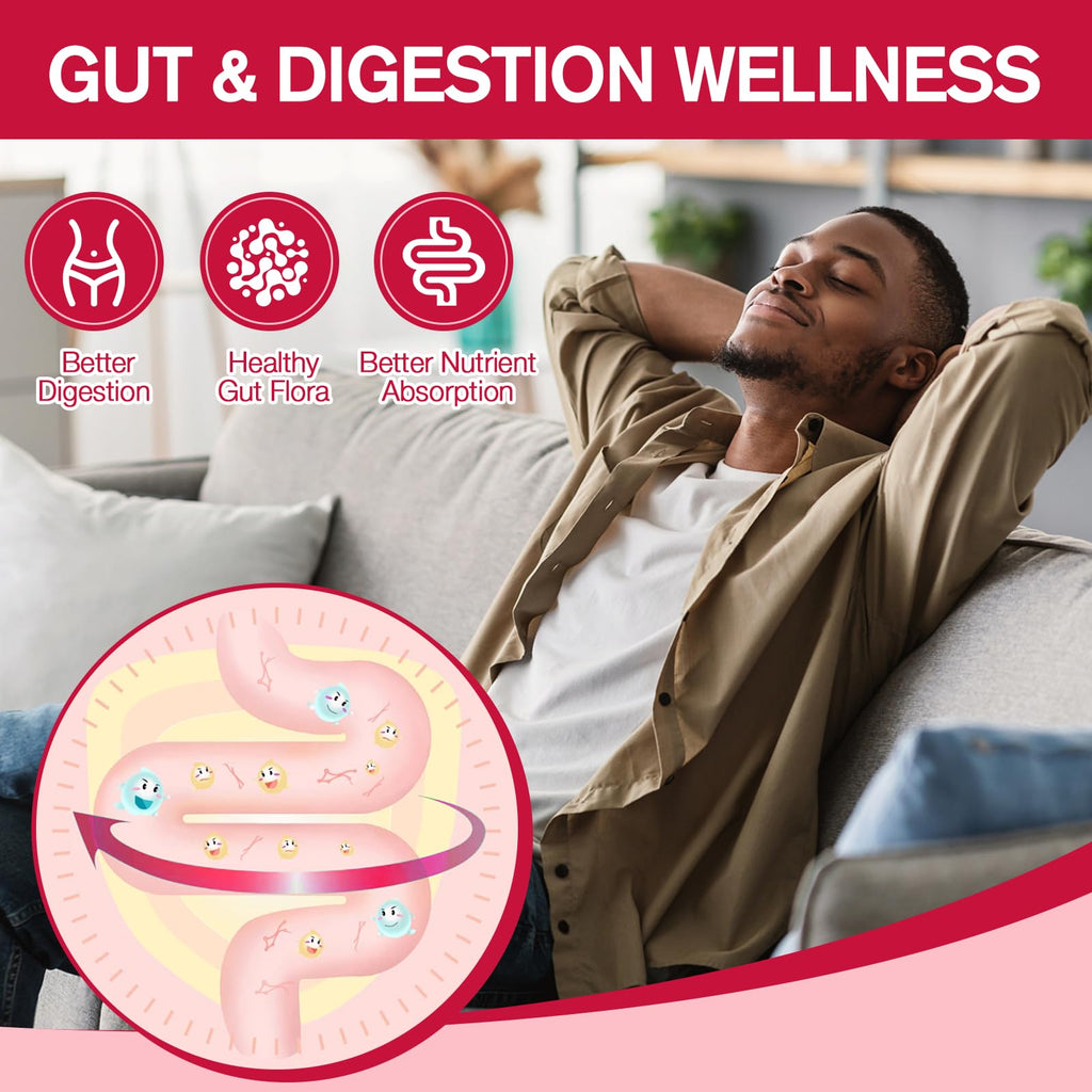 Totaria 9-in-1 Probiotic Fiber Gummies for Adults & Teens 16G Fiber per Serving, Psyllium Fiber Supplement with 5 Billion CFU Bacillus Coagulans, Inulin, ACV for Digestive & Gut Wellness - 60 Gummies