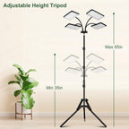 LBW Grow Lights for Indoor Plants, 4-Head Full Spectrum Plant Light