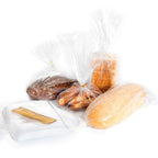 Reusable Bread Bags with Ties, Clear, 200 Bags and 200 Ties, For Homemade Bread and Bakery Loaf, Adjustable (200)