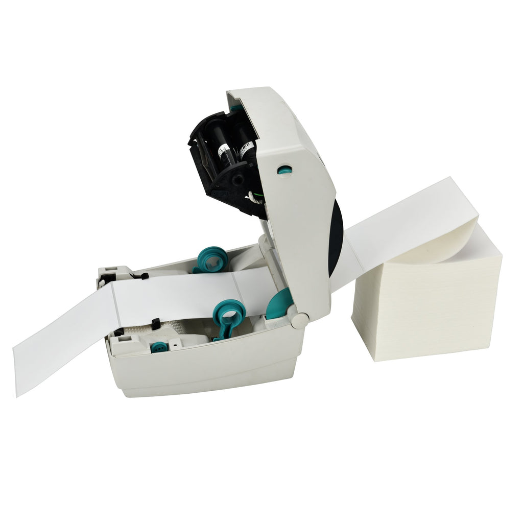 SJPACK 4 x 6 Fanfold Labels, 4000 Thermal Shipping Label for FedEx Shipping Label (4 Stack- 4000 Labels)