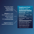 Nutricel Methylene Blue Capsules - Pharmaceutical Grade Supplement - Trusted Made in America Brand - 12mg (USP Reference Compliant) with Vitamin C Ester Enhanced Absorption - Third Party Tested (60ct)