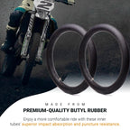 (2-Pack) 2.50/2.75-17”（70/100-17） Motorcycle Inner Tubes - Compatible with Honda, Coolster, TaoTao, 110cc, 125cc, and 140cc, Dirt Bikes, Moped, and Scooters and More