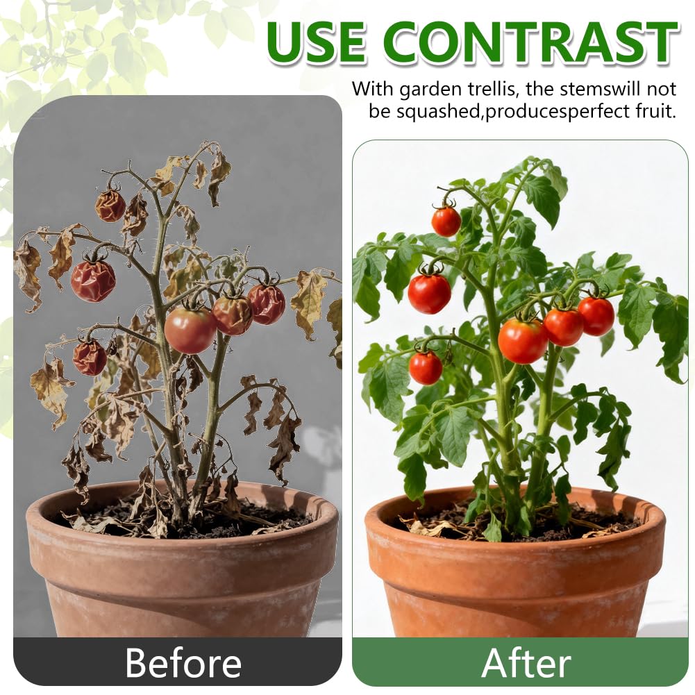 Plant Support Clips, Reusable Plant Clips for Securing Plants (50, Green)