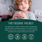 Beam Kids Multivitamin Powder – Kids Vitamins with Greens, Probiotic & Prebiotic, Immune Support for Children & Toddlers, No Artificial Sweeteners, for Picky Eaters, 20 Servings, Chocolate Flavor