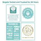 Regalo Safety 29"-38.5" Easy Step Baby Gate, Bottom of Stairs & Doorways