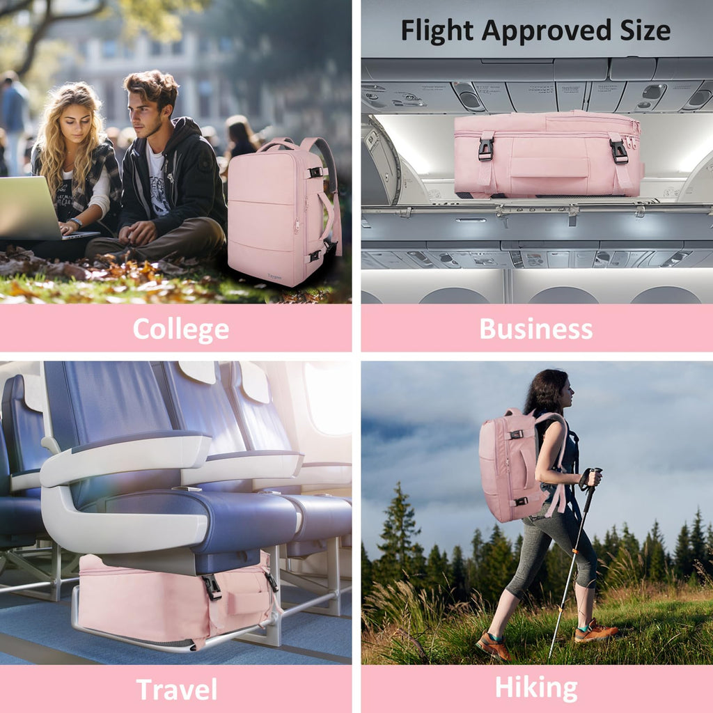 Taygeer Travel Backpack for Women, TSA Carry On Backpack Flight Approved