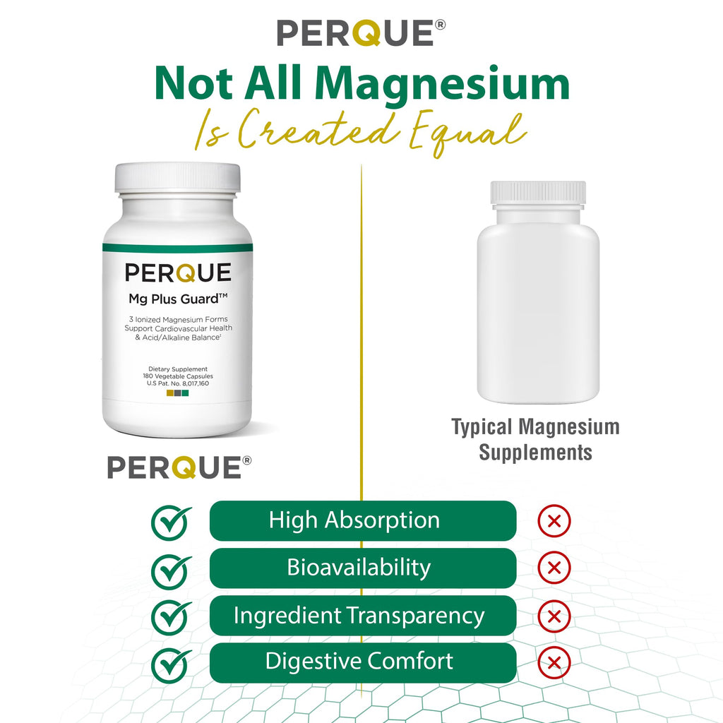 PERQUE Mg Plus Guard 180 Vegetable Capsules