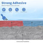 Xmntdo Invisible Waterproof Agent Transparent Repairing Leak Waterproof Adhesive for Roofs, Walls, Bathroom, Shower, Window Sills, Indoor & Outdoor Water Proof Coating 35 Oz