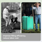 SPONDWILD Reusable Yard Waste Bags, 63 Gallon Large Self-Standing Leaf Bag