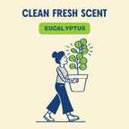 Aunt Fannie's Toilet Bowl Cleaner, Bleach-Free Cleaner Powered by Vinegar, Freshens and Removes Stains, Eucalyptus Scent, 24 fl oz, Pack of 6