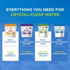 FROG Algae Gone - Dry Formula Algaecide Removes Green and Yellow Algae for In-Ground & Above-Ground Pools up to 20,000 Gallons - Chemical Pool Maintenance & Treatment - 2 Pods