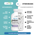 Bariatric Choice All-in-One Chewable Bariatric MultiVitamin with Iron & Calcium Citrate, Very Berry (120ct)