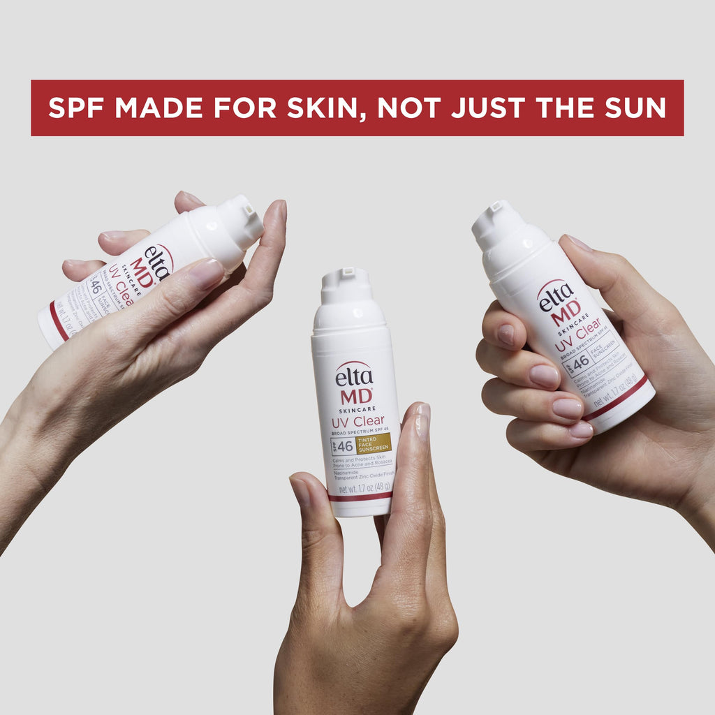EltaMD UV Active Mineral Sunscreen with Zinc Oxide, Water Resistant Sunscreen SPF 50+ Up to 80 Minutes, Oil Free SPF for Face and Body, 3.0 oz Tube