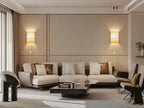 Yunaking Plug in Wall Sconces Set of Two Wall Lights with On/Off Switch
