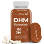DHM (Dihydromyricetin) 350mg - Dervied from Ampelopsis Grossedentata, 120 Vegetarian Capsules, Organic Supplement for Daily Detox & Energy Balance, 4-Month Supply, GMP Certified, Made in USA