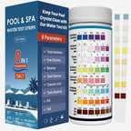 All-New 2026 8-in-1 Pool Test Strips -150 CT Pool Salt Test Strips | Salt Water Pool Testing Kit for Salt Water Pools, in & Above-Ground Pools, Hot Tubs&Spas| Quick&Accurate Testing Chlorine,pH,Salt
