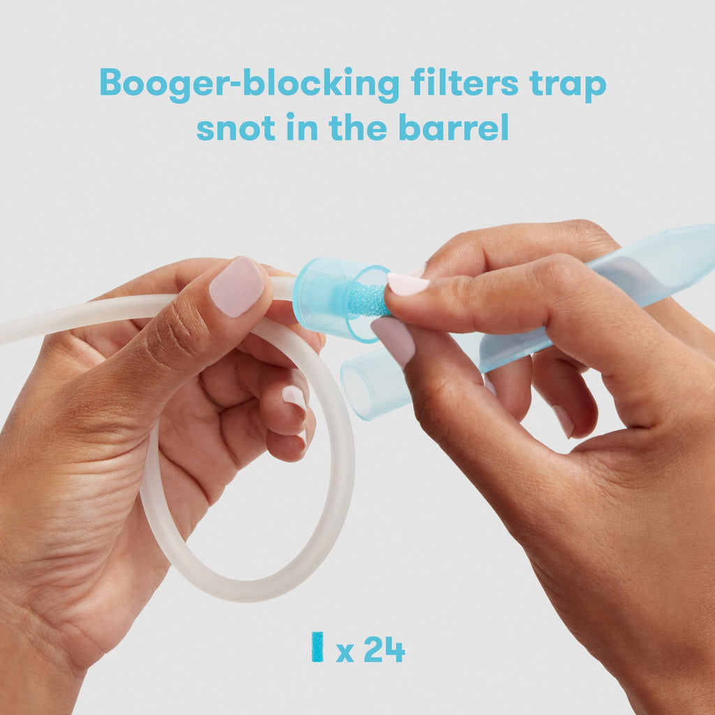 Frida NoseFrida SnotSucker Nasal Aspirator for Baby, 24 Extra Filters