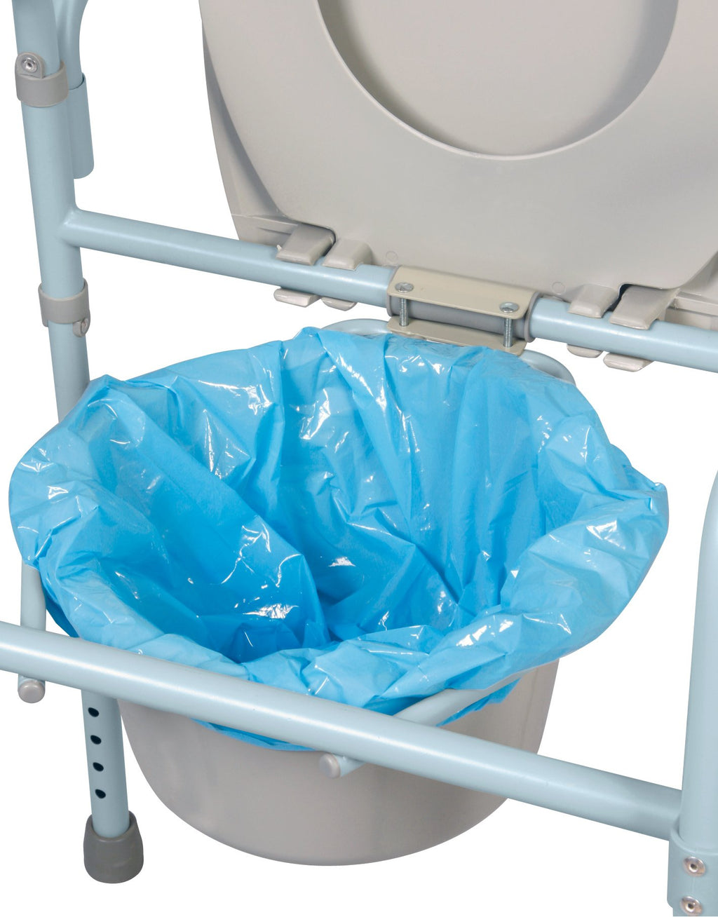 Carex Commode Liners, 42 Liners - Fits Most Commodes, With Absorbent Powder, Holds 2 Quarts Liquid, Disposable and Hygienic, 7 Toilet Liners/box, Pack of 6