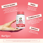MaryRuth Organics Organic Cranberry Gummies - 500mg Supplement | Urinary Tract Health for Women | with D Mannose | Traditional Use | USDA Organic | Vegan | Non GMO | 30 Servings