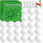 24 Pack Deer Repellent, Rabbit Repellent, Deer Deterrent, Powerful Deer Repellent for Yard, Keep Deer and Rabbit Out from Fence Plant Trees Garden Home