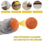 Self-Wringing Twist Mops for Floor Cleaning, Microfiber Floor mop with 57 " Long Handle, Easy Wringing Mop for Hardwood Commercial Household Clean (Gray Twist Mop)