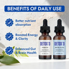 TakTuqa Detox’d Paratox Gut Cleanse & Detox - Herbal Liquid Drops with Black Walnut, Wormwood, Clove & Oregano for Digestive Balance, Energy Boost & Immune Support(1pc)