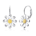 MILACOLATO 925 Sterling Silver Daisy Earrings for Women Flower Earring