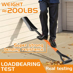 HIGHLIGHT Drain Spade Shovel 45Inch Orange Fiberglass D Grip Trench Digging