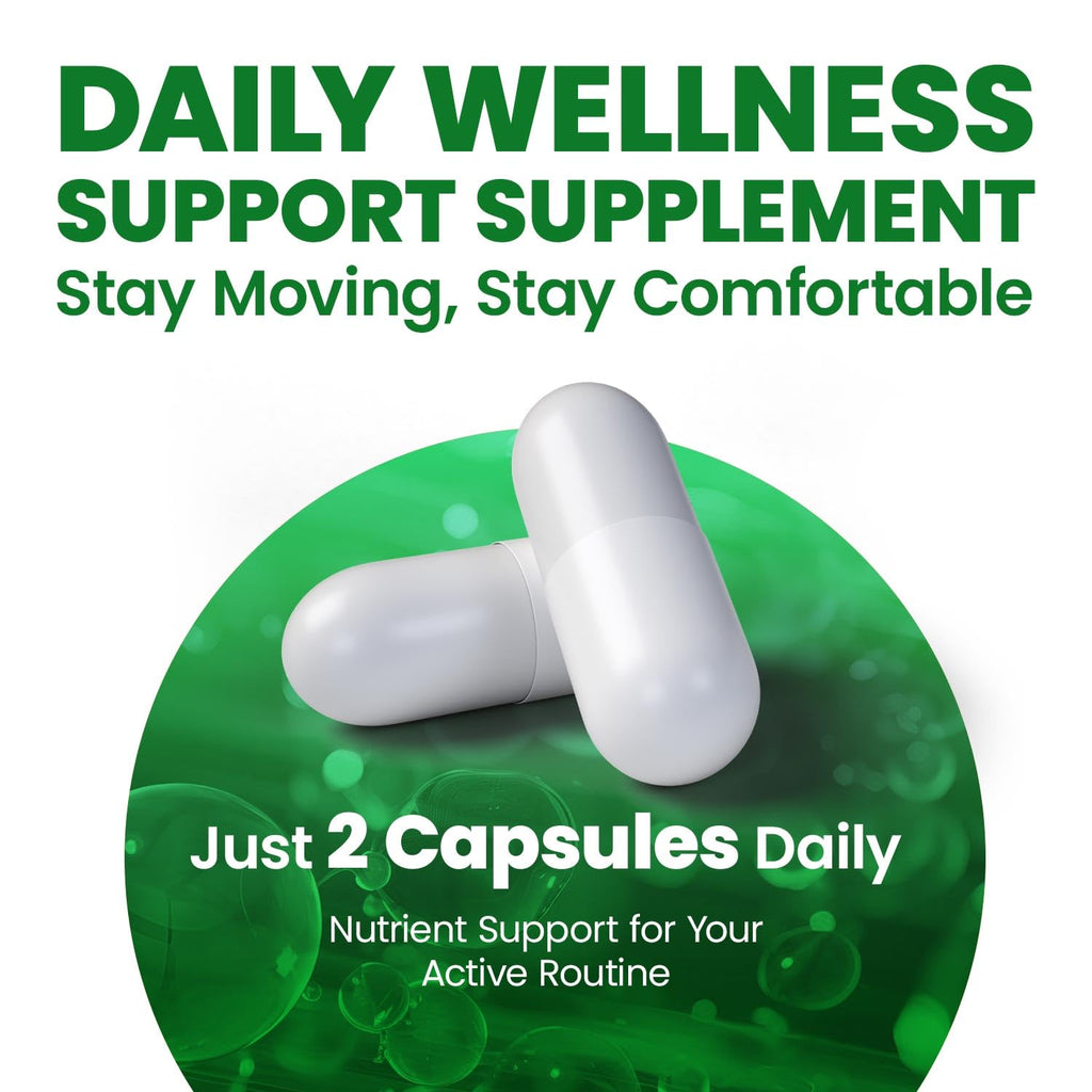 JointBrex Capsules - Joint Brex Pills Advanced Formula Natural Ingredients for Health Support, Reviews - 5 Pack - 300 Capsules