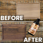 SCORCH MARKER Cutting Board Oil - Food Safe Butcher Block & Wood Finishing Oil Conditioner, Made with Food Grade MCT Oil, for Kitchen Utensils & Wood Crafts, Mineral Oil-Free (8OZ)
