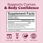 Pretty Privates Butt Enhancer Supplement - Works with Your Body for Curves and Body Confidence - Use with or Without Butt Cream - 60ct