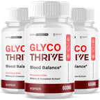 (3 Pack) Glyco Thrive Capsules, Official GlycoThrive Glycogen Support Pills with All Natural Ingredients, Advanced Formula Health Supplement with Max Strength Vitamins for Women & Men (180 Capsules)