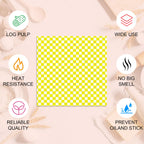 Ninsula Deli Paper Sheets 126P, 11.5x11.5 In Checkered Sandwich Paper Wraps, 6 Colors Basket Liners For Food Serving, Grease Resistant Burger Wrappers for BBQ, Picnic, Party(Colorful)