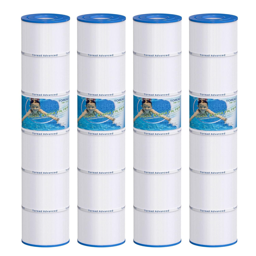 TOREAD PCC130 Pool Filter Replaces Pentair CCP520, R173578, PCC130, Ultral-A7, Unicel C-7472, Filbur FC-1978, FC-6475, Clean and Clear Plus 520, 817-0143, 178585, 4 X 130 sq. ft. L x OD:32 1/16"x 7"