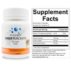 New Zealand Sheep Placenta w/ Grape Seed Extract and Vitamin E - 13500mg x 60 Soft Gel Capsules - Supports Skin Health and Vitality