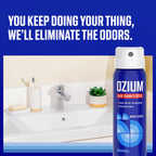Ozium 3.5 Oz. Air Sanitizer & Odor Eliminator for Homes, Cars, Offices and More, Original Scent,(Pack of 2), clear