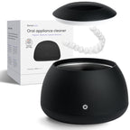 Zima Dental Pod | Jet Black | Ultrasonic Retainer Cleaner Machine | Aligner, Nightguard, Mouth Guard, Denture Cleaner | Oral Dental Care FSA HSA Approved
