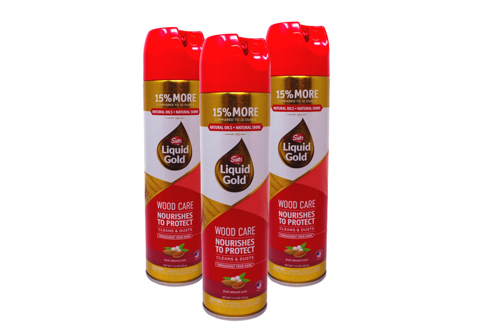 Scott's Liquid Gold Wood Care Spray Cleaner, 11.5 Ounce - Pack of 3