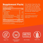 Bulletproof Sugar-Free Orange Strawberry Vitamins A+D+K Gummies, 60 Count, Keto Supplement for Heart, Bone and Immune Support, New and Improved Formula and Texture, Packaging May Vary