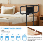 Bed Rails for Elderly Adults Safety, Elderly Assistance Products, Bed Rails for Seniors with Non-Slip Handles, Motion Sensor Light Fits King, Queen, Full, Twin (Compatible with Bed Frames 13.2"-19.7")