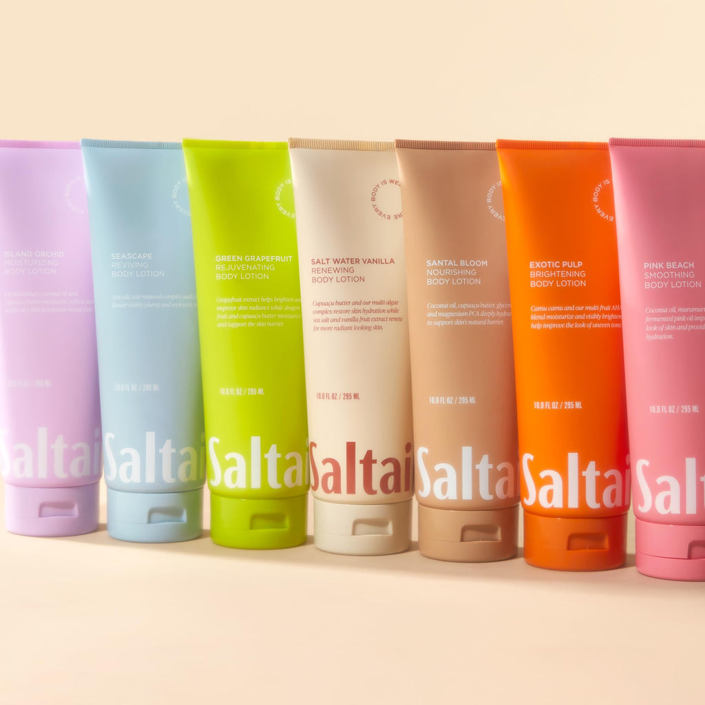 Saltair Body Lotion - 2 Pack Moisturizing Lotion For Dry Skin. Salt Water Vanilla Scented Hydrating Body Cream with Nourishing Moisturizer Formula. Skin Care for Women and Men. 2x 10oz Tubes