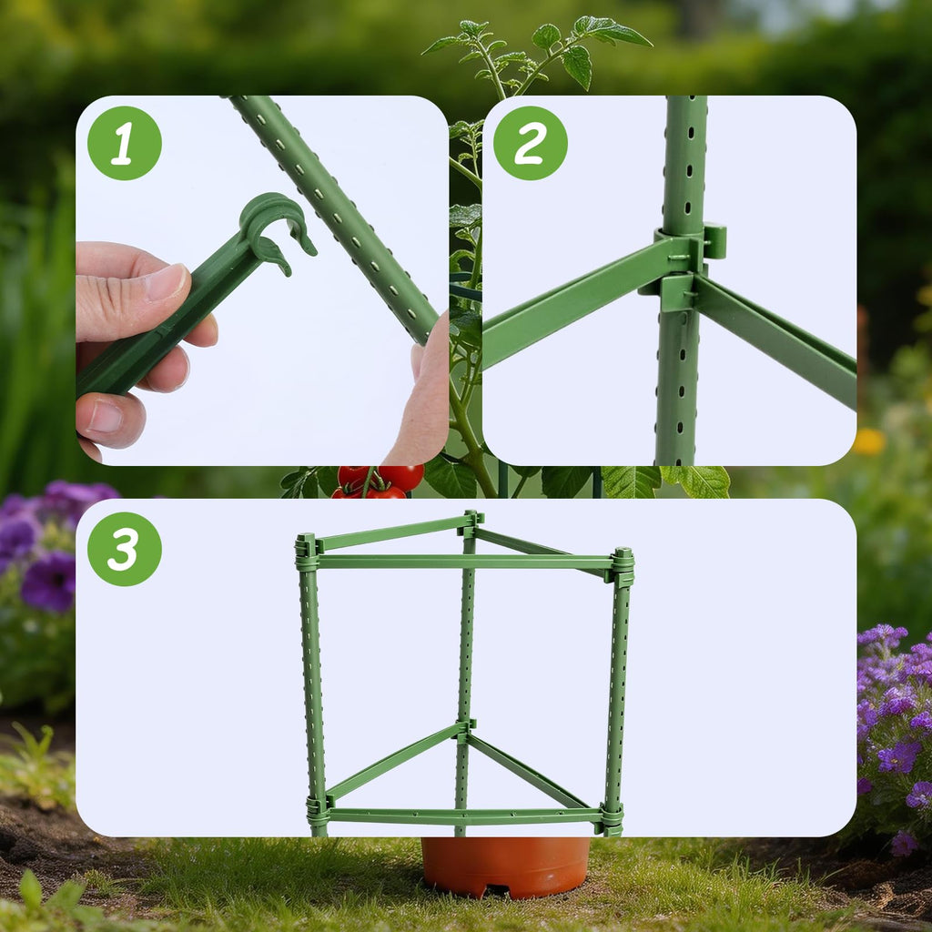 100pcs Garden Stakes Arms for Tomato Cage, 11mm, No Stake