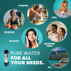 CuZn Under Sink Water Filter for Sink Faucet, 5 Year Filter Life, NSF/ANSI 42 & 372 Certified, Reduces PFAs, PFOS, Lead, Chlorine, Inline Faucet Connection, Improves Tap Water Taste
