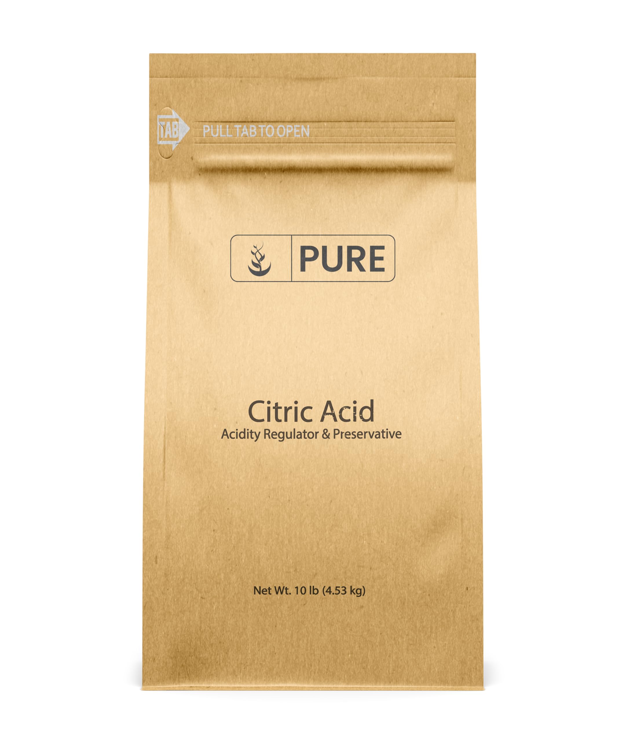 PURE ORIGINAL INGREDIENTS Citric Acid (10 lb) Natural, Food Safe