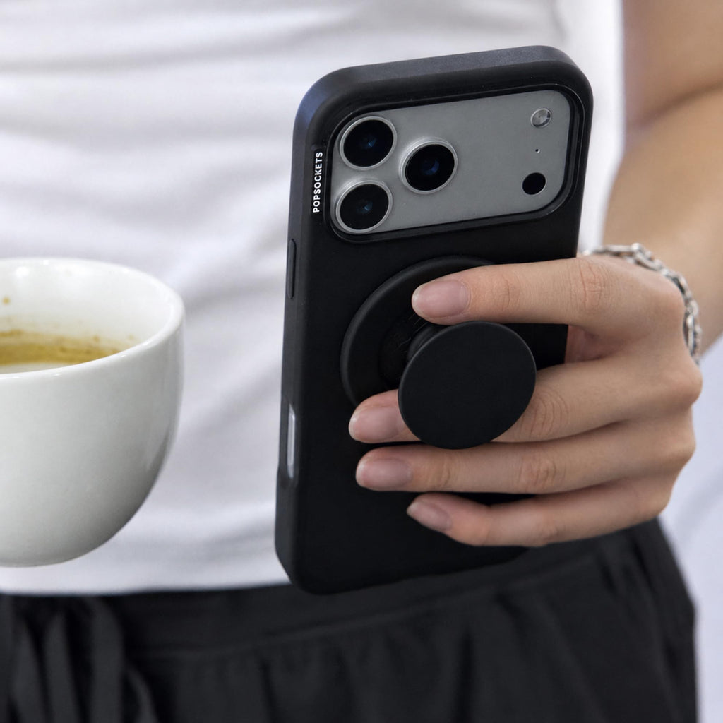 PopSockets Phone Grip for MagSafe, Magnetic Holder- Black