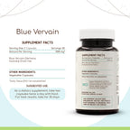 HerbEra Blue Vervain 60 Capsules, 500 mg, Blue Vervain (Verbena Hastata) Dried Herb (60 Capsules)