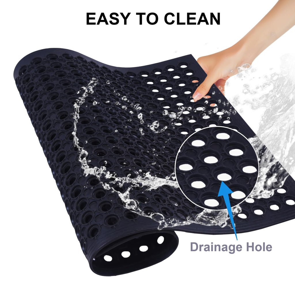 OrangeStar 4-Pack Anti-Fatigue Rubber Floor Mat 24"x36"